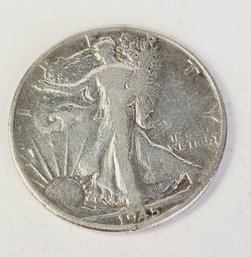 1945 Walking Liberty Silver Half Dollar(WW II)