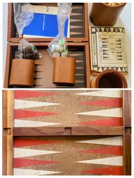 Backgammon & Rummy Game / Playing Cards **