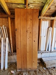 Vintage Interior Wood Door - With Some Hardware