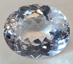 Extraordinary 51.08 Carat Rare Natural Oval Montana Sapphire 24.56mm X 19.96mm X 11.81mm