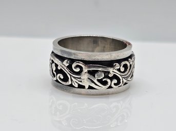 Size 6 Spinner Ring In Sterling