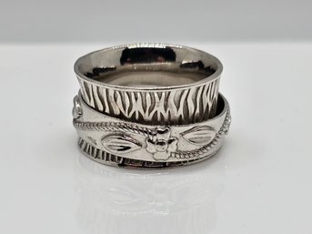 Size 5 Sterling Silver Spinner Ring