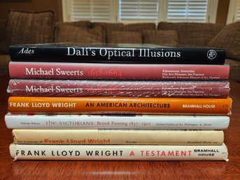 Art And Architecture Books Including Dali & Frank Lloyd Wright