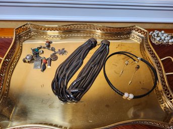 Necklace, Bracelet And Stick Pins
