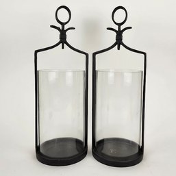 Contemporary Decorative Hurricane Candle Holders