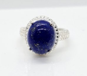 Lapis Lazuli Ring In Sterling Silver