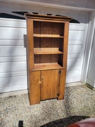 New England Style Pine Cabinet.