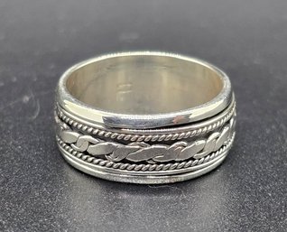 Bali Sterling Silver Spinner Band Ring