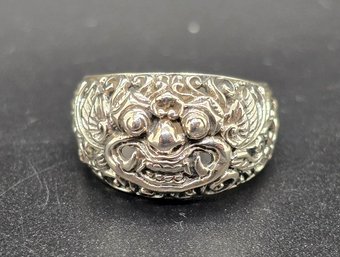 Sterling Silver Barong Ring