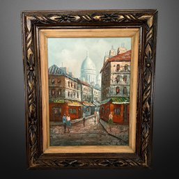 Beautiful Street Scene Signed Henry Rogers