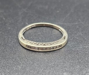 Vintage CZ Ring In Sterling