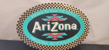 Arizona Tea Tin Advertising Sign