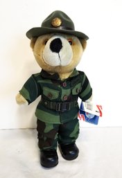 Vintage 1995 Plush US ARMY Patriot Bear By JJ Wind