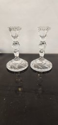 Glass/ Crystal Candle Holders