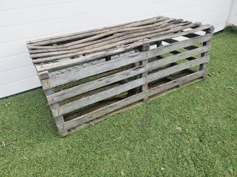 Vintage Genuine Wood Slat Lobster Trap