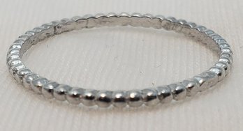 Sterling Silver Size 7.5 Twist Ring ~ 0.72 Grams