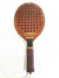Vintage 'AUTOGRAPH' By Marcraft Paddle Ball Racquet Racket APTA Approved