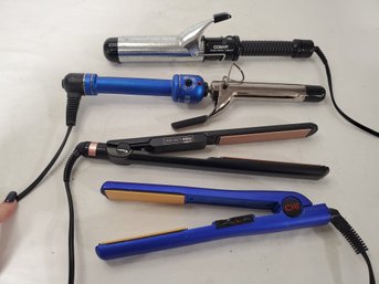 Assorted Hair Care Products - Curling Irons & Flat Iron Hair Straighteners
