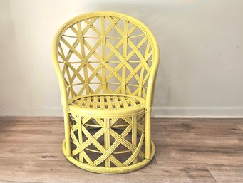 Sunny Yellow Bentwood Chair