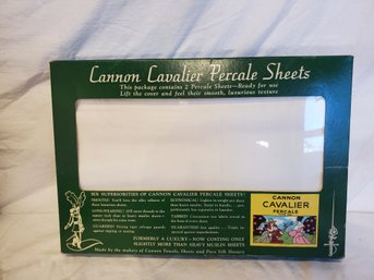 NOS Vintage Cannon Cavalier Percale Sheets