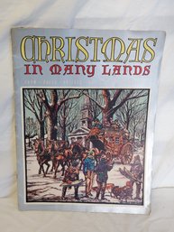 1937 Christmas In Many Lands Large Softcover Book Augsburg Publishing Co.
