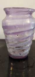 Vintage Purple Amethyst Vase