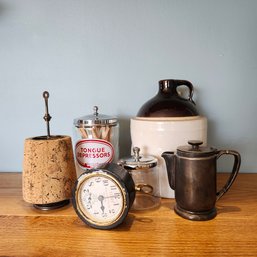 Assorted Items - Jug, Furnace Clock And More