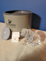 Swarovski Grizzly Bear WITH Box /tags /certificate. -- - - -- - - - - - - - - - - - - - - - - -- - Loc: FH