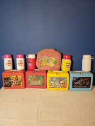 1980's Lunch Box ( LunchBox) Collection With Thermos.  All That You See. - - - - - - - - -- - - - Loc: FH Box
