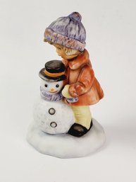 RARE  M.I. Hummel  Goebel  'A Gift For Snowman'   HUM#  BH92 /P  Berta Hummel