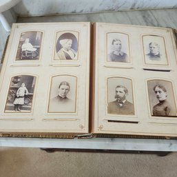 Antique 1884 Photo Album With Many Photos