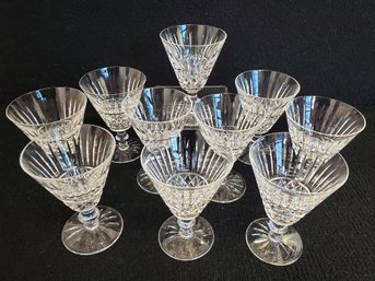 Ten Waterford Crystal Tramore 5.75'h Stemmed Water Glasses