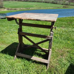 Small Primitive Drafting Table