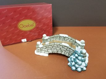 Goebel Christmas Winter Bridge With Original Box