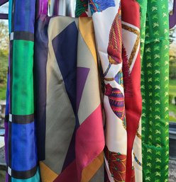Multicolored Assortment Of Scarves