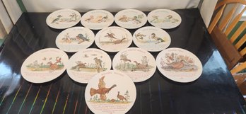 Striffer 1959 And 1980 Signed Bird Plate Collection