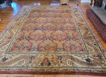 Darshan Hampton Genuine Hand Knotted Woven Great Room 100 Percent Wool Area Rug