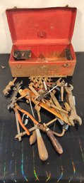 Toolbox With Vintage Tools