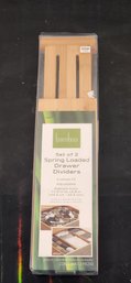 Never Used Bamboo Drawer Dividers
