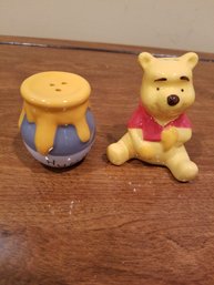 Winnie The Pooh Ceramic Salt And Pepper Shakers