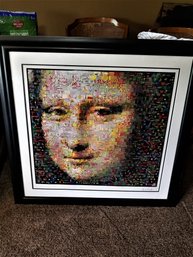 Framed Artwork - 'Mona Lisa' By Neil Farkas - 37x36