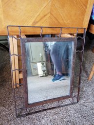Metal Framed Mirror - 19x15