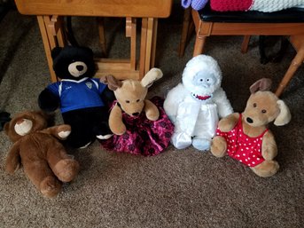 Lot Of 5 Assorted Build-a-bears