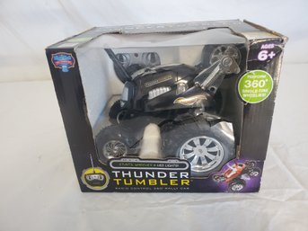 Never Opened Blue Hat Thunder Tumbler Remote Control 360 Rally Car