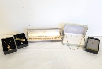 Great Selection Of Costume Jewelry In Original Boxes By: Charter Club, Lord & Taylor & Van Doran