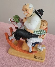 Gramps At The Reins, Danbury Mint Norman Rockwell Figurine