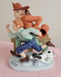 The Alarm, Danbury Mint Norman Rockwell Figurine