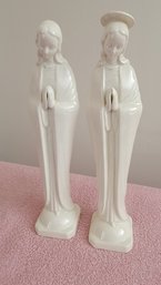 Two Hummel Porcelain Madonna Figures