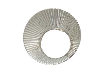 MCM Sterling Silver Circle Brooch Pin