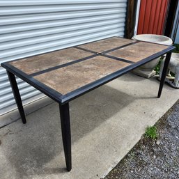 Tile Top Patio Dining Table